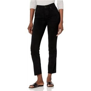 PAIGE Women's Black Straight Leg Jeans